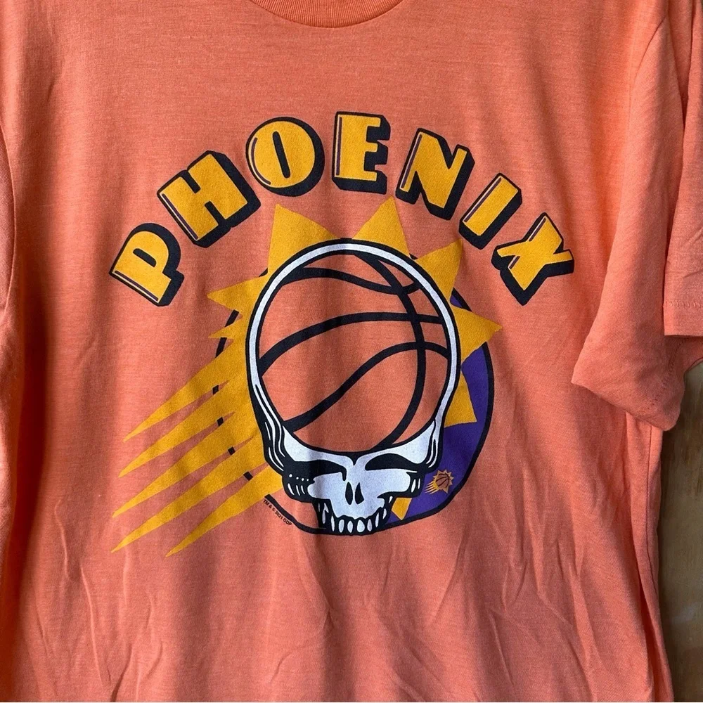 Homage Phoenix Suns Grateful Dead Steal Your Face Basketball Short sleeve Tee